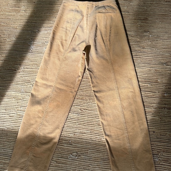 Lemaire Tan Wide Leg Pants - Picture 2 of 3